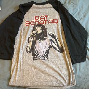 3/4 sleeve vintage Pat benatar tshirt